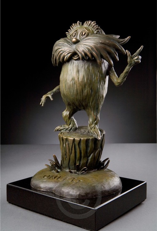 Dr. Seuss - The Lorax - limited edition bronze sculpture